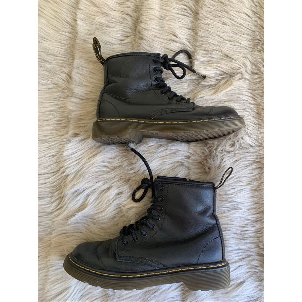 Dr. MARTENS 1460 J BLACK BOOTS Little Girl Size 2